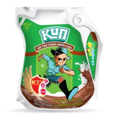 Túi Sữa Kun Sôcôla Lúa Mạch 110Ml
