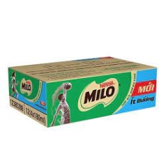 Thùng Nestle Milo Sữa Lúa Mạch Ít Đường 12 Block X 180 Ml