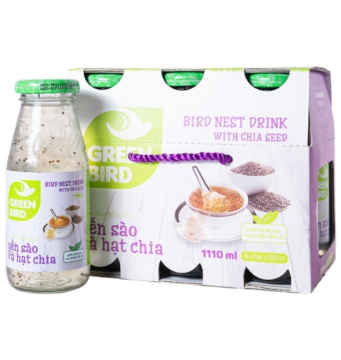 Yến Sào Hạt Chia Block 6 Chai