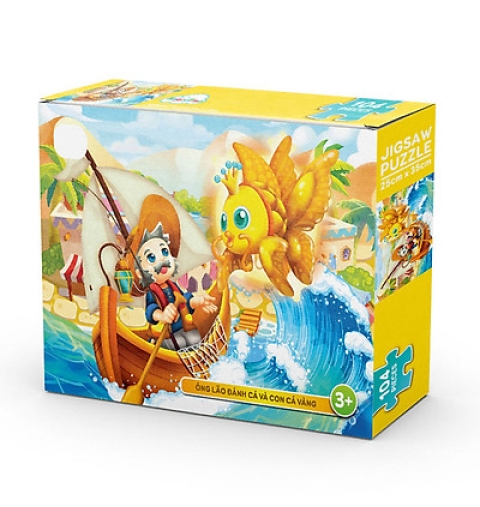 Xếp Puzzle Ông Lão Đánh Cá Và Con Cá Vàng