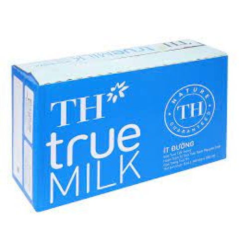 Thùng Sữa TH True Milk Ít Đường 180ml