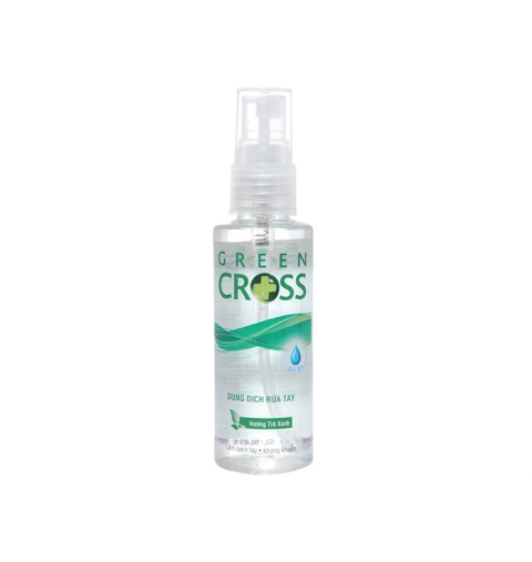 Xịt Rửa Tay Khô Green Cross Hương Tươi Mát 70Ml