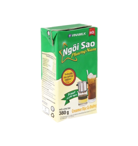 Sữa Đặc Có Đường Ngôi Sao Phương Nam Hộp Giấy 380G