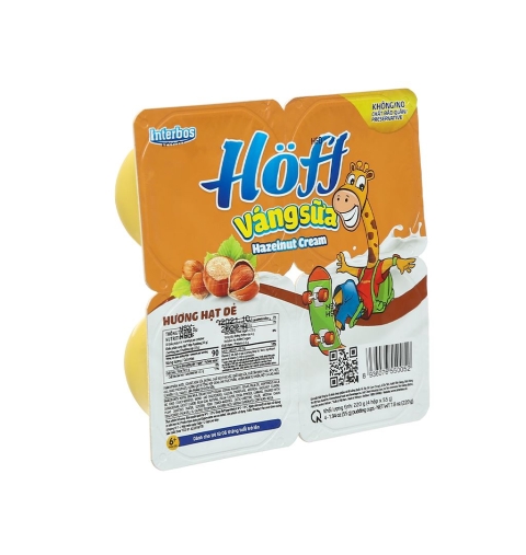 Váng sữa Hoff Hương hạt dẻ (4 hộp x 55g)