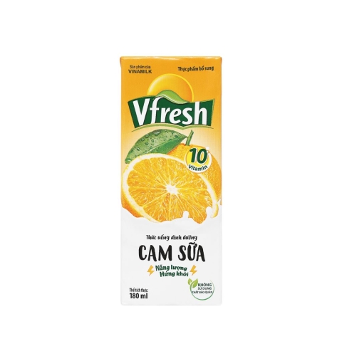 Vfresh smoothie cam sữa 180ml