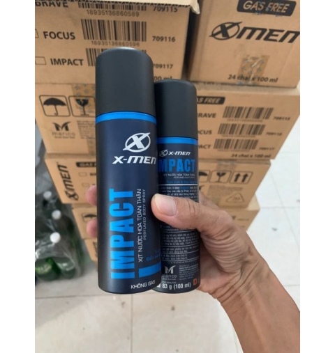 Xịt nước hoa toàn thân Xmen 83g