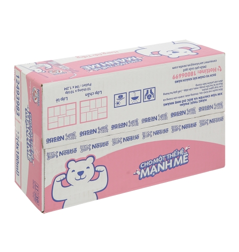 Thùng Nestle Nutristrong Bear Brand 12 Block X 180 Ml