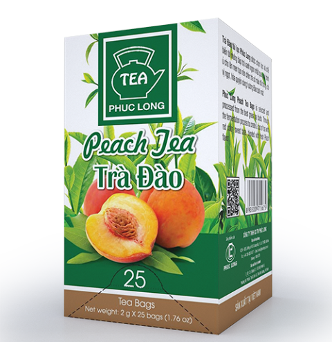 Trà xanh hương đào Phúc Long 50g