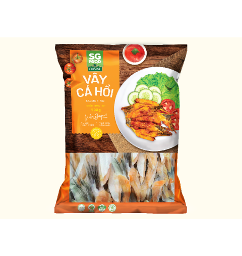 Vây Cá Hồi 500G Sgf