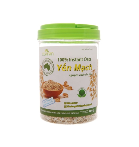 Yến Mạch Nguyên Chất Xuân An Hộp 400G